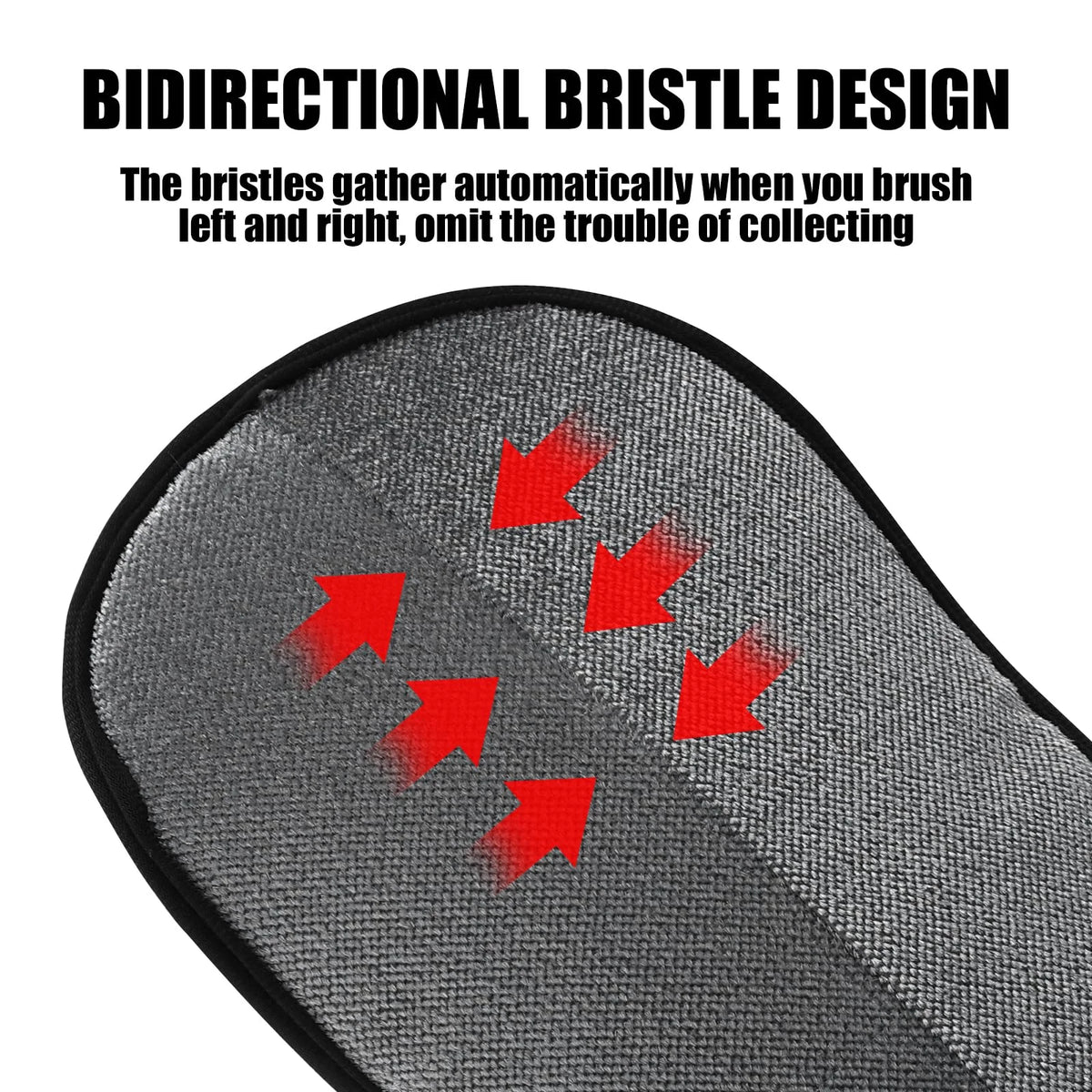 Pet Hair Removal Gloves - Reusable Double-Sided Tool for Effective Fur and Hair Cleaning on Carpets