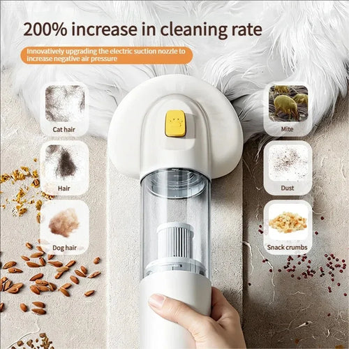 Pet Vacuum Cleaner with Cyclonic Technology Multifunctional Strong Suction for Pet Hair Removal in Car and Home Cleaning
